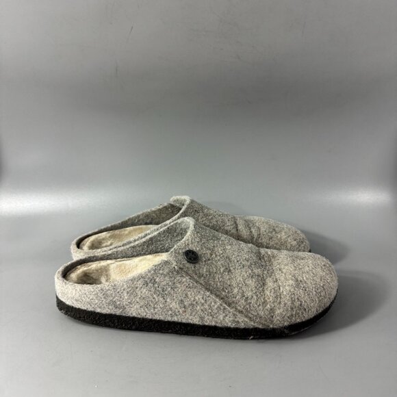 Birkenstock Zermatt Shearling Wool Felt, Light Gray, Size 39 - Picture 3 of 15